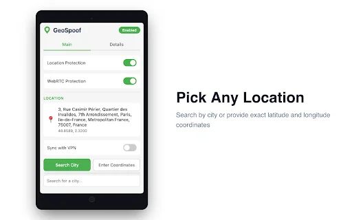 Download GeoSpoof Terbaru – Ubah Lokasi & Privasi Browser - Screenshot 5