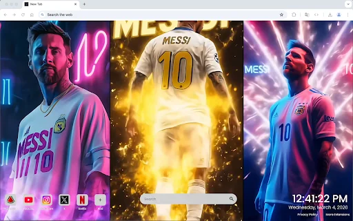 Download Lionel Messi Live Wallpaper Chrome – Gratis & Keren - Screenshot 3