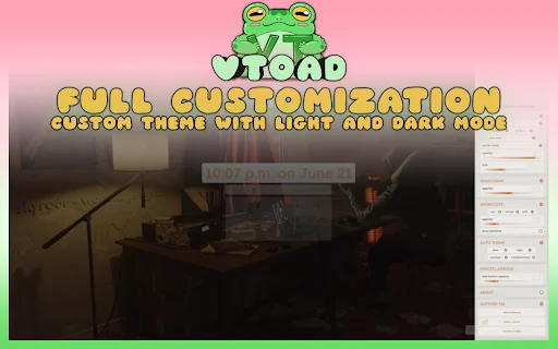 Download vToad New Tab Page Terbaru – Wallpaper Hidup Kustom - Screenshot 2