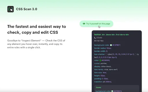 Download CSS Scan Terbaru – Inspect & Copy CSS Instan - Screenshot 1