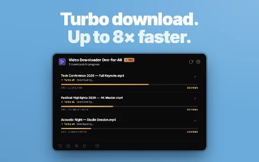 Download Video Downloader One-for-All – Simpan Video & Live Stream - Screenshot 4