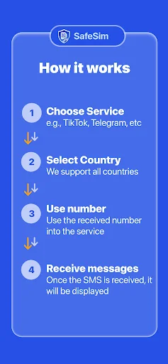 Download SafeSim – Nomor Virtual SMS & Verifikasi Instan - Screenshot 18