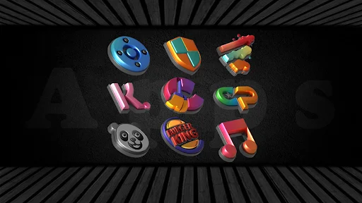 Download Auric Dark – 3D Icon Pack Terbaru – Ikon Premium AMOLED - Screenshot 27