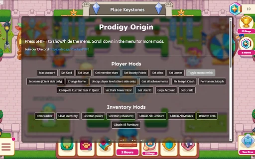 Download Prodigy Origin Terbaru – Mod Menu Gratis & Aman - Screenshot 1