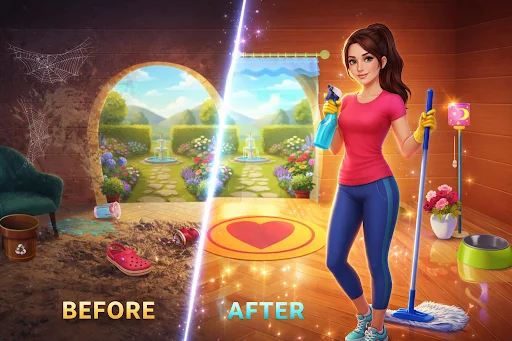 Download House Cleaning: Girl Cleanup – Game Membersihkan Rumah - Screenshot 5