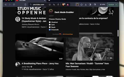 Dark Mode Enabler: Aktifkan Mode Gelap di Semua Website Terbaru - Screenshot 3