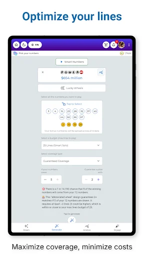 Download Lucky Picks: Lottery AI Terbaru – Generator Angka Gratis - Screenshot 13