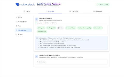 Unduh RudderStack Assistant Terbaru – Debug Event Real-Time - Screenshot 3