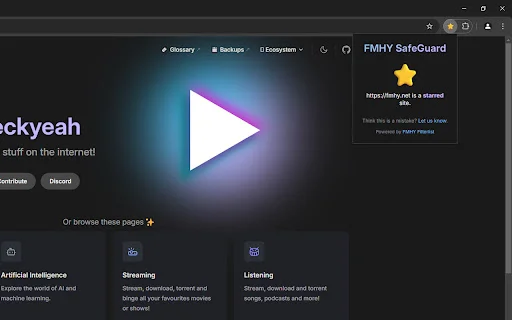 Unduh FMHY SafeGuard Terbaru – Proteksi Browsing Aman Gratis - Screenshot 1
