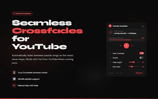 Download YouTube Playlist Crossfade Terbaru – Musik Tanpa Jeda - Screenshot 1