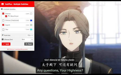 SubPlus – Tampilkan Subtitle Ganda YouTube & Belajar Bahasa - Screenshot 1