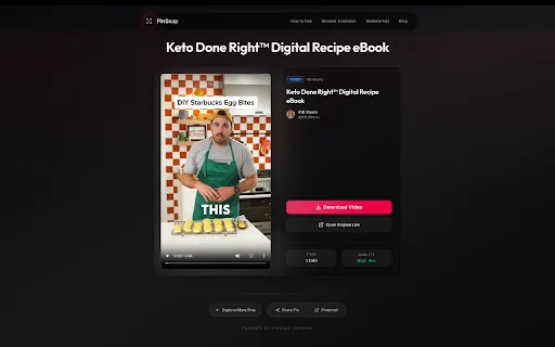 Download Pinterest Video Downloader PinSnap Terbaru – Gratis HD - Screenshot 4